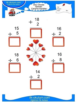 Çocuklar İçin toplam işlemi yaprak testleri 